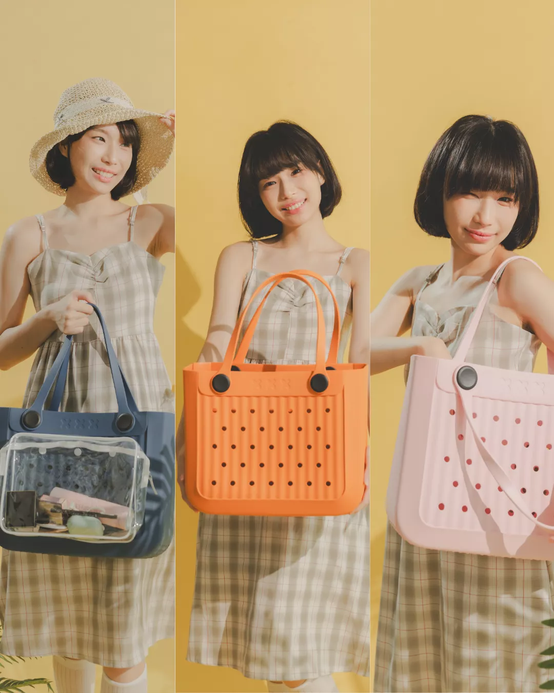 Dot.Carry 洞洞包展示媽媽包收納技巧示意圖