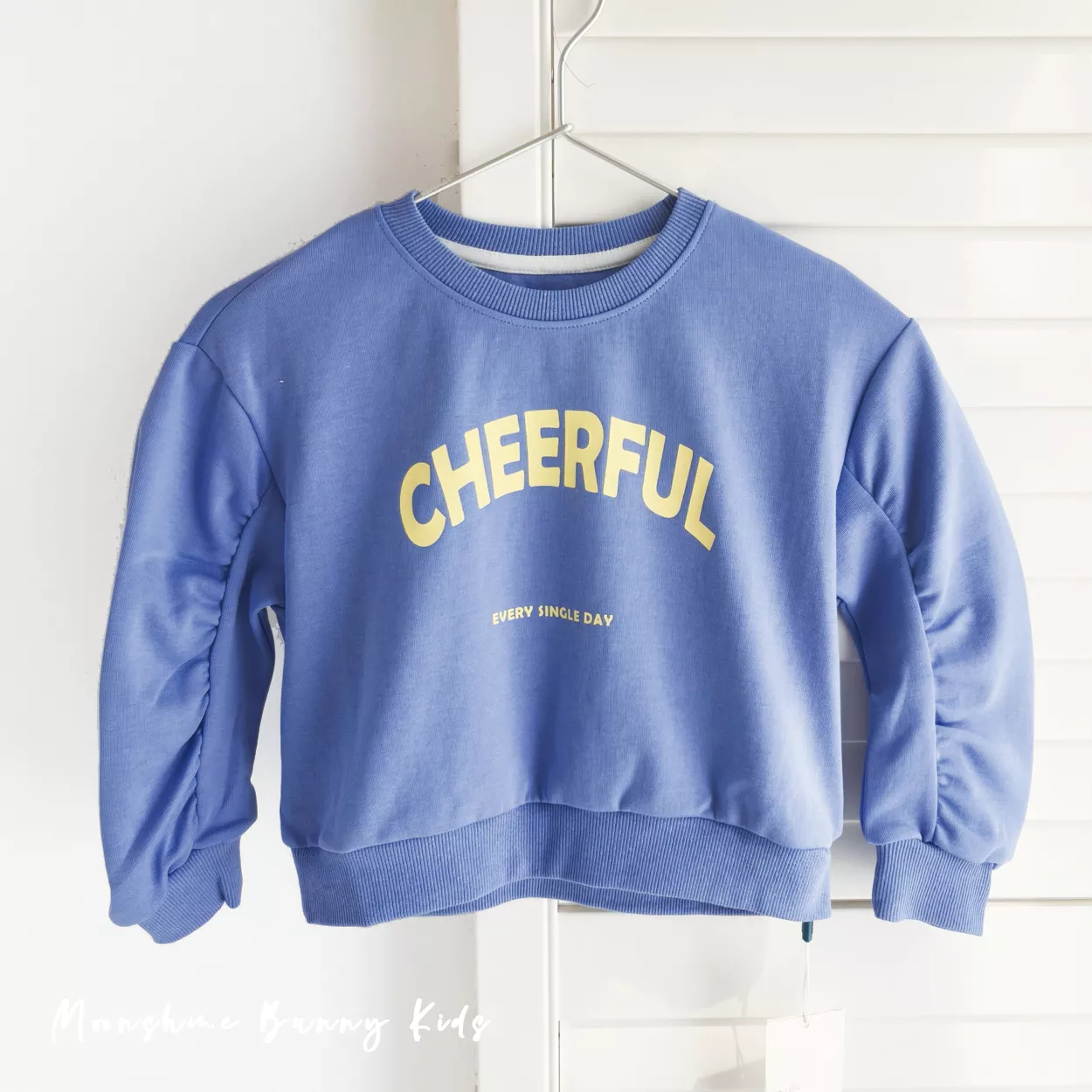 CHEERFUL 長袖抓皺衛衣