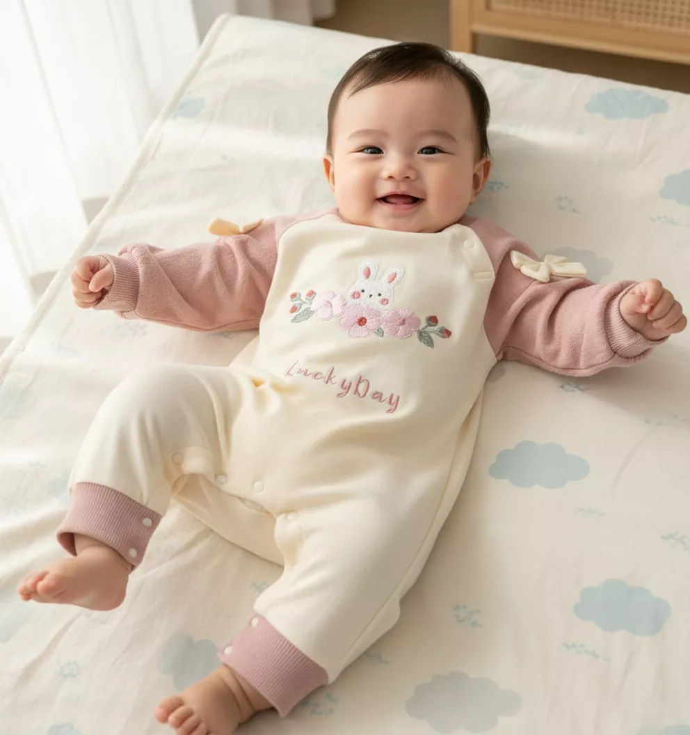 小兔兔連身爬服