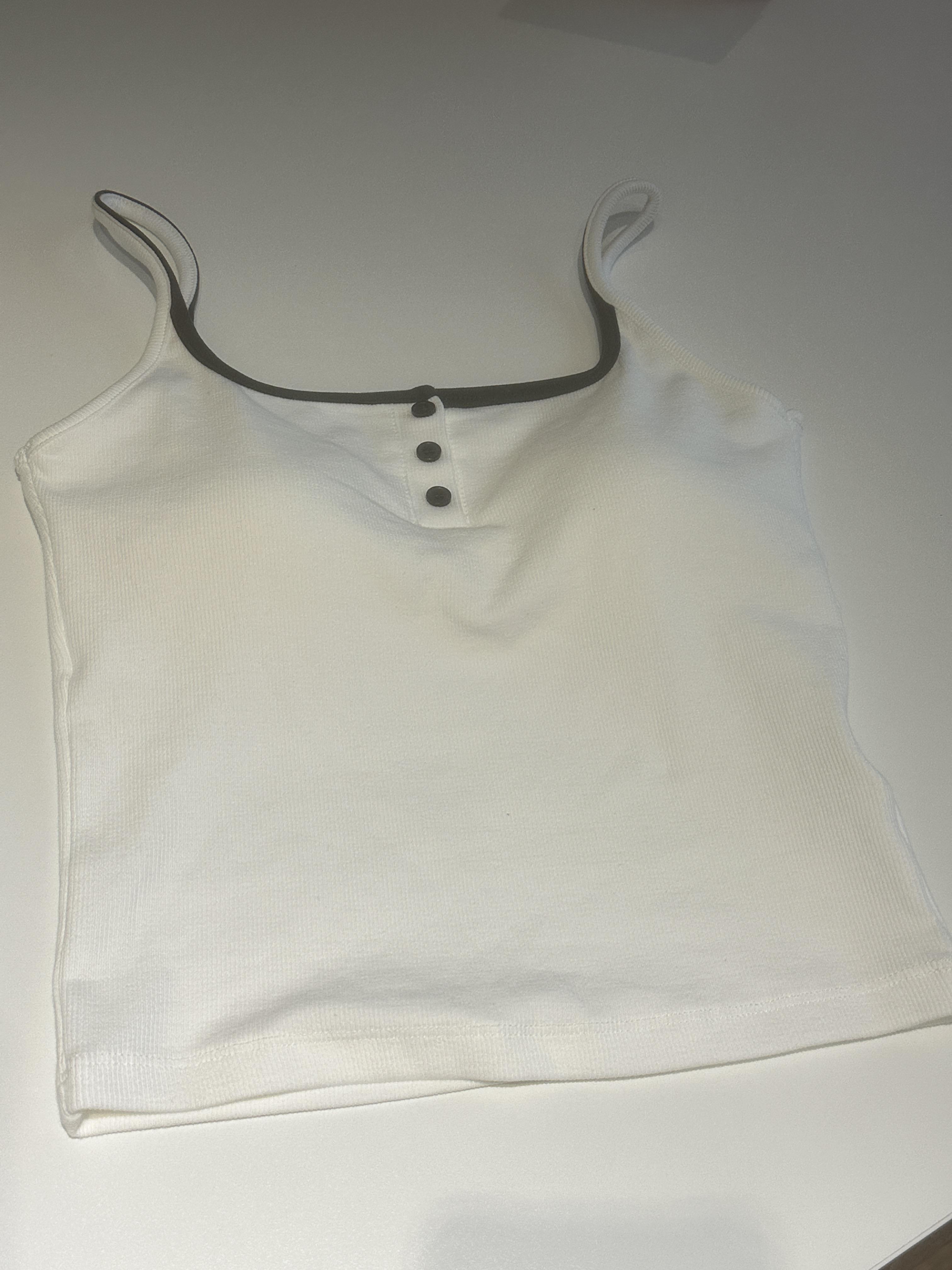 《Monday base》正韓排扣細肩帶bra top