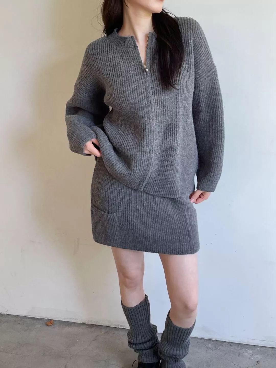 《冷空氣那天》超值！正韓針織襪套set