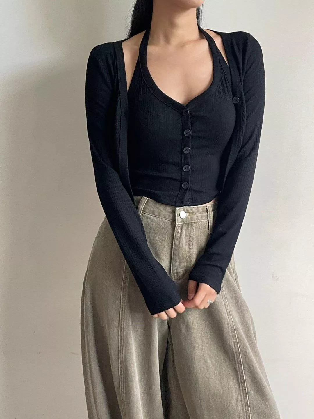 《他沒在看我》正韓兩件式bra top set