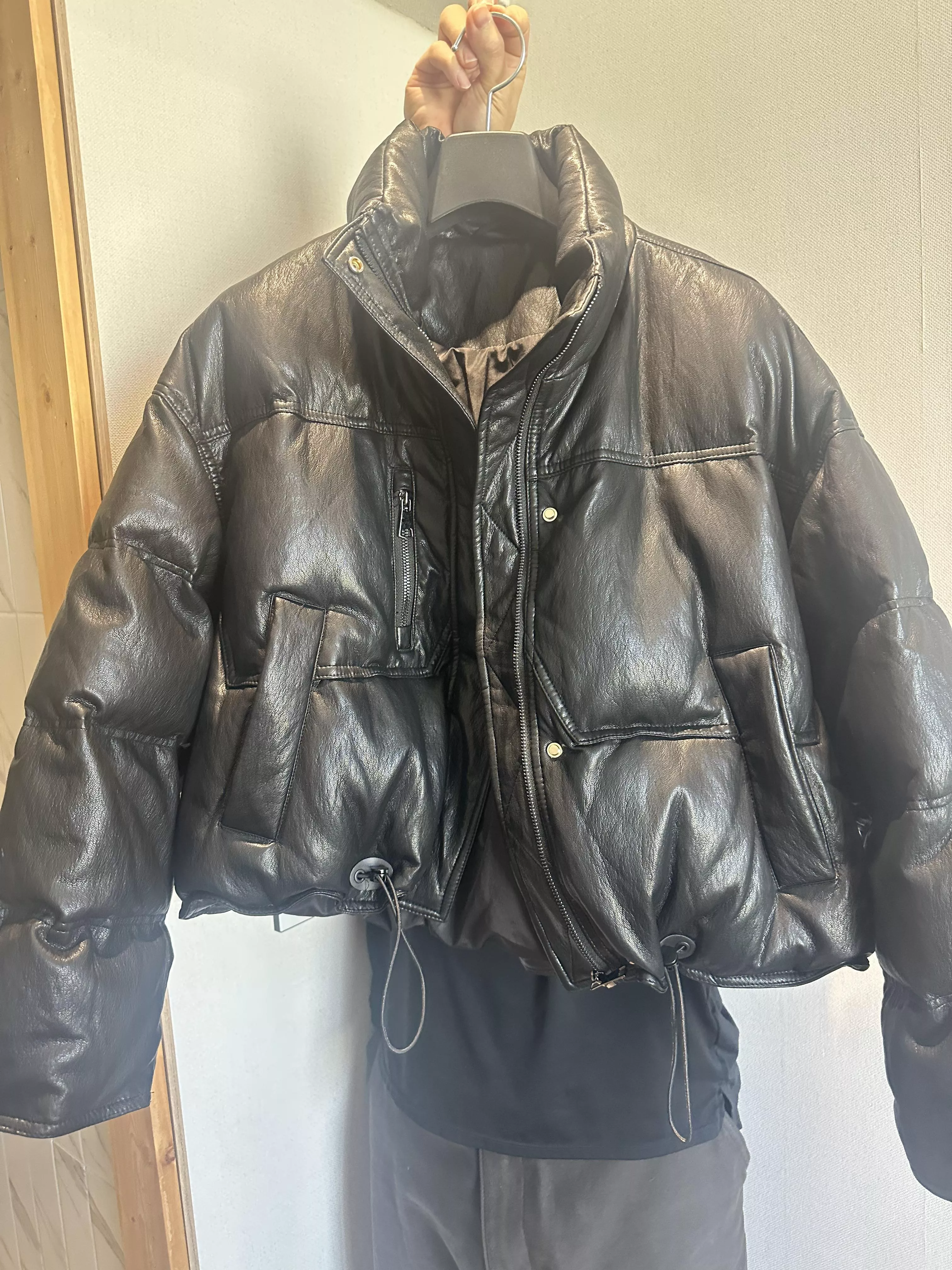 《Midnight Shell》正韓軟皮外套