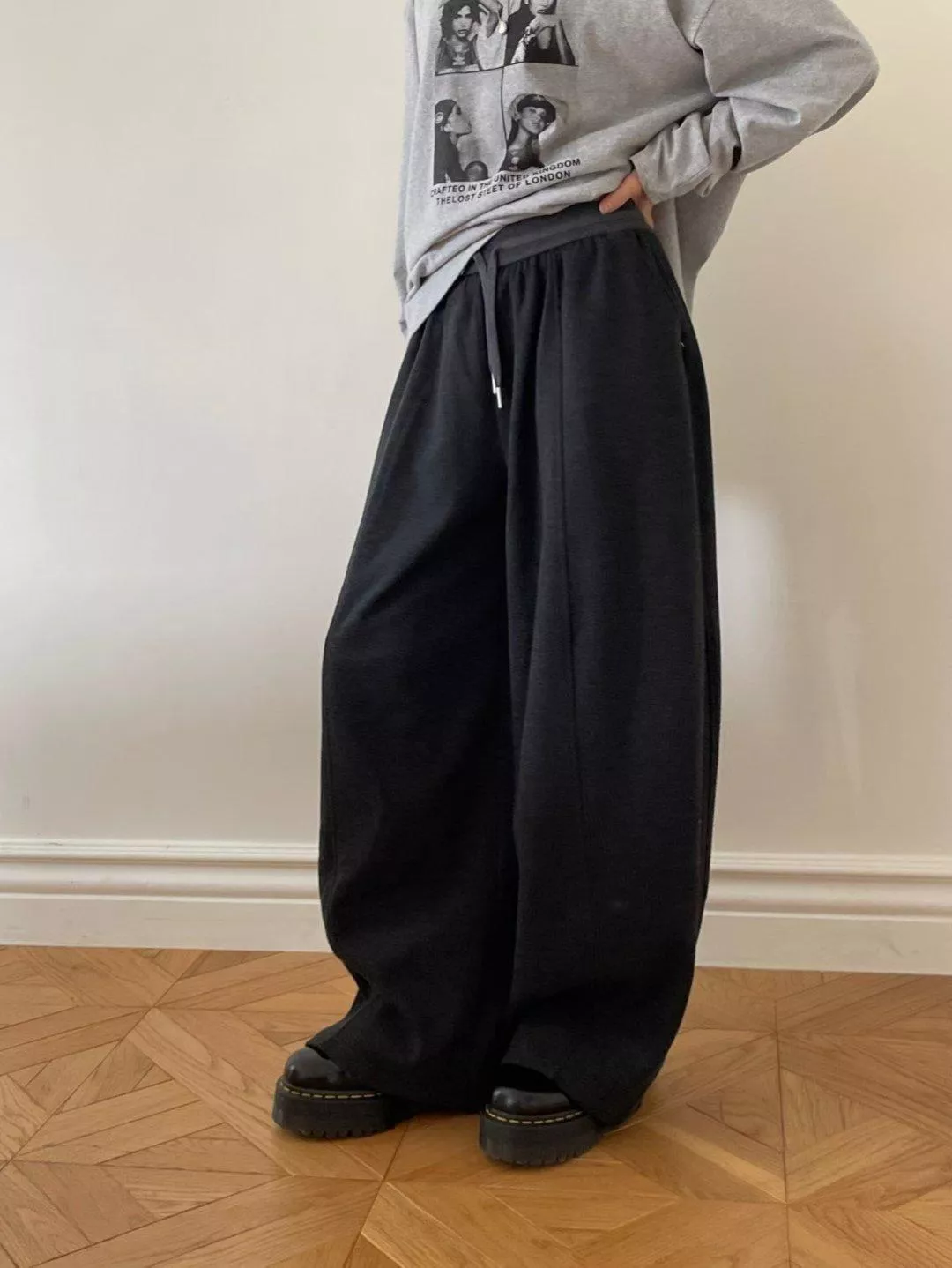 《Warm Joggers》正韓刷毛彎刀棉褲