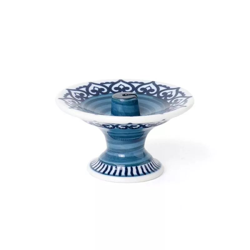 香台 香立 卷草紋 唐草 日本香爐 松榮堂 香爐 線香 盤香 香塔