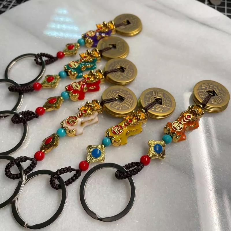 招財貔貅 轉運貔貅 五帝錢 鑰匙圈