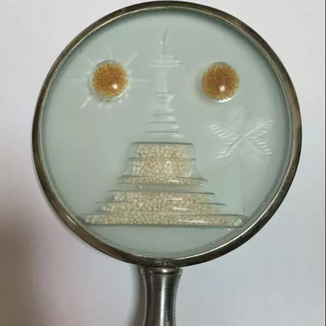 緬甸手工老舍利塔 黃金色血舍利 碎身舍利(僅共瞻仰)