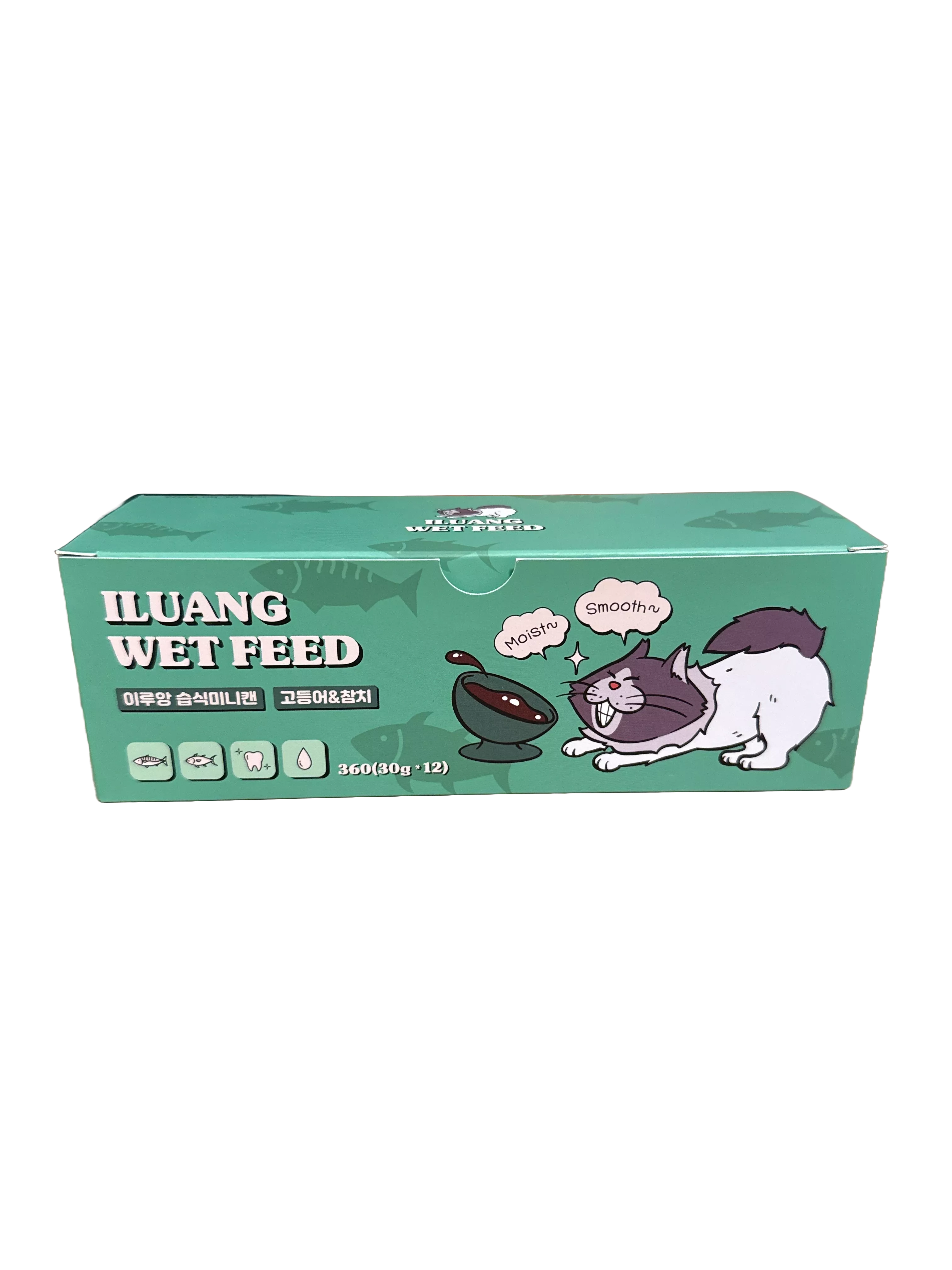 伊魯輕食布丁杯-鯖魚+鮪魚30g*12杯