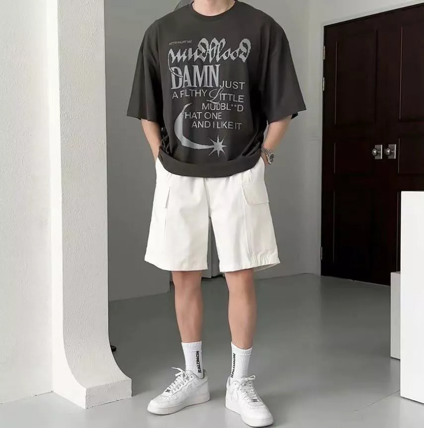 Skyler🇰🇷 Rumor 月亮字母寬版T