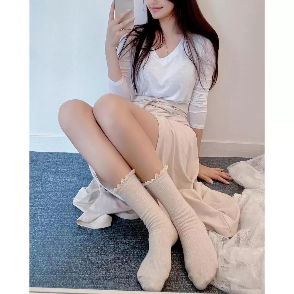 Skyler🇰🇷素色造型襪子