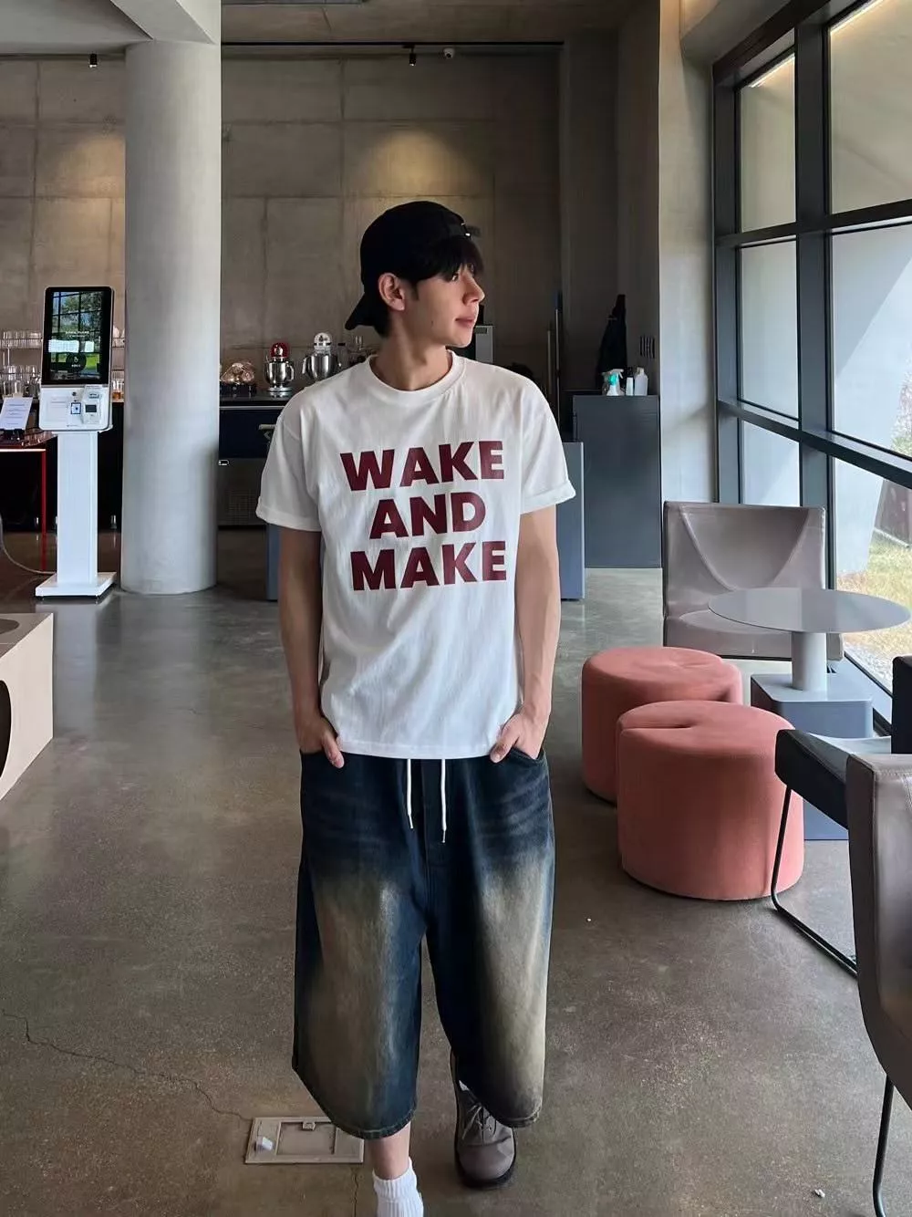 Skyler🇰🇷 WAYNE 復古洗舊牛仔褲