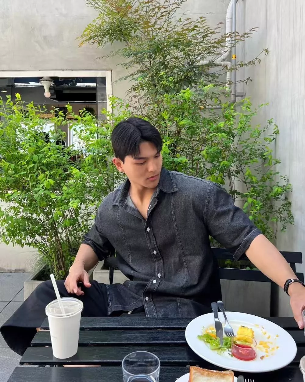 Skyler🇰🇷 WAYNE 復古洗舊襯衫