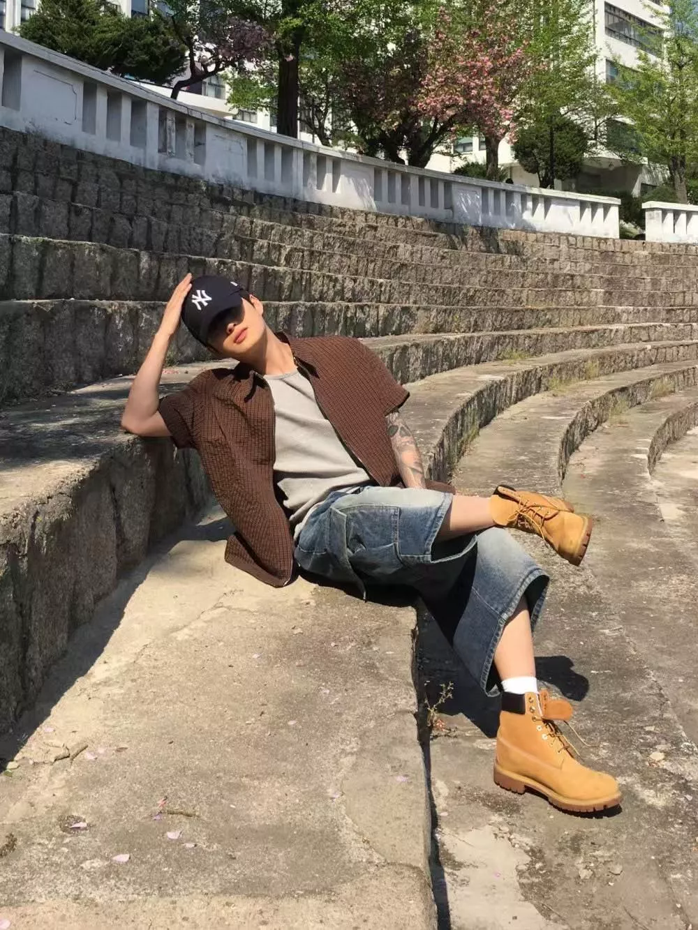 Skyler🇰🇷 WAYNE 復古工裝牛仔褲