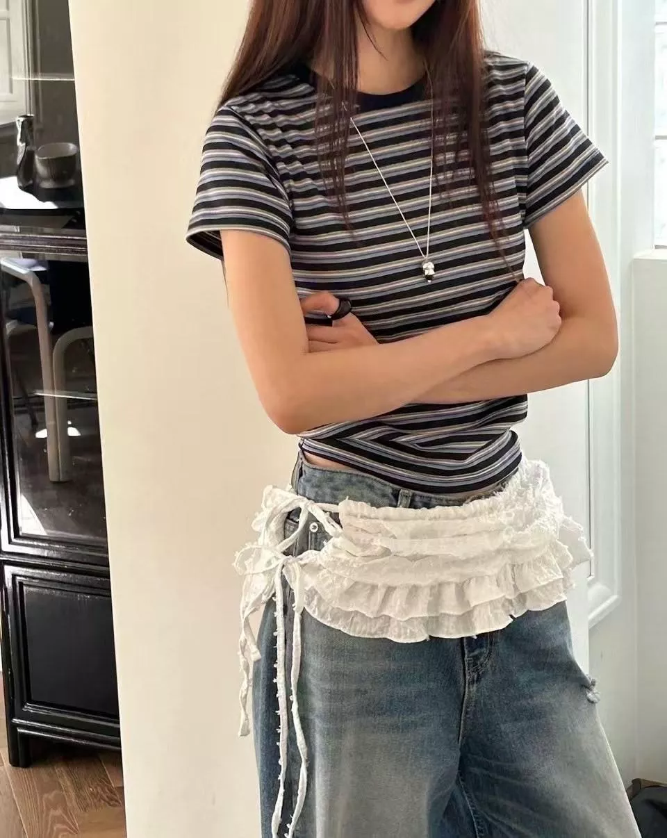 Skyler🇰🇷 蓬鬆感層次半裙