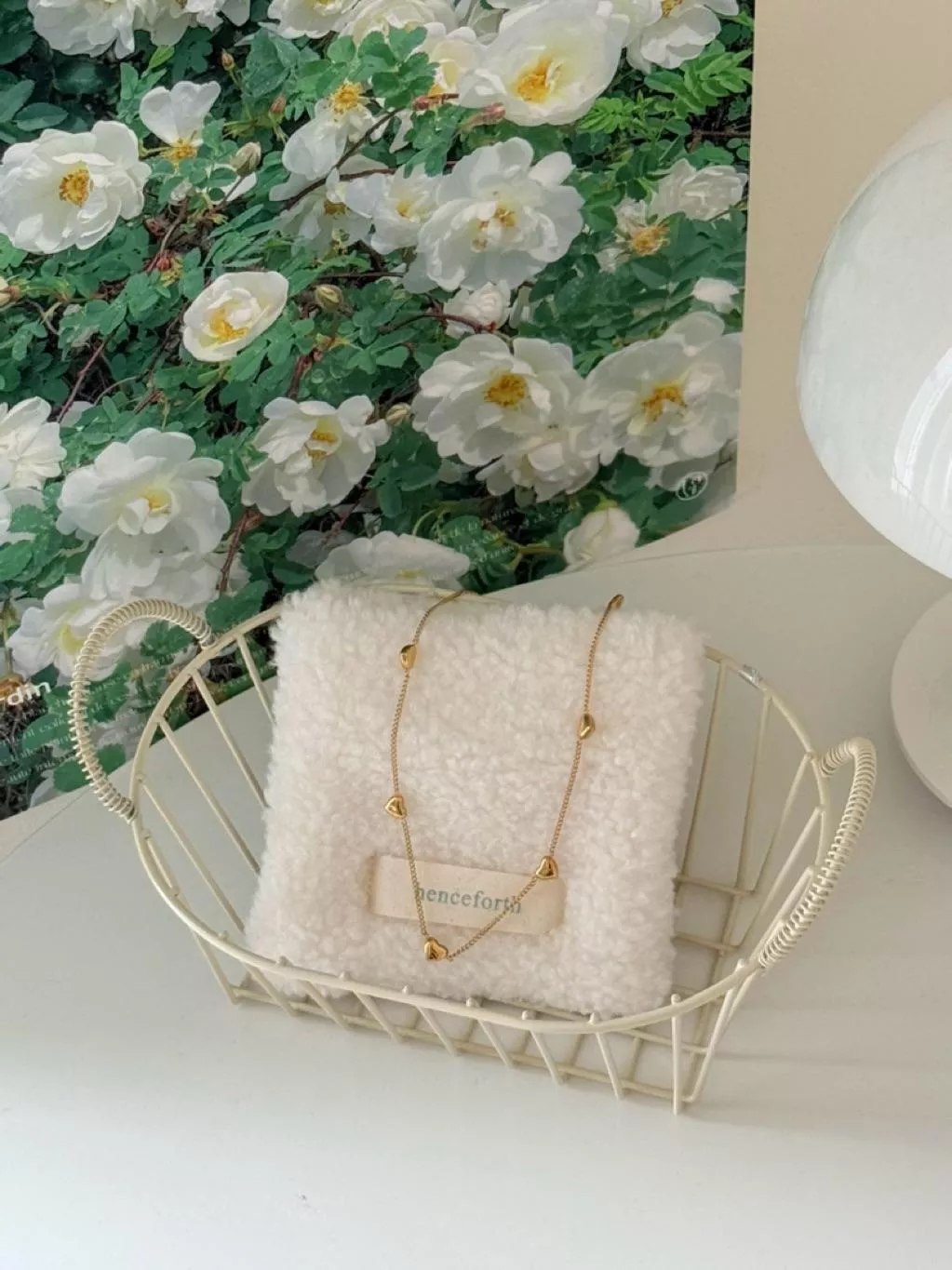 心跳間距金色頸鏈