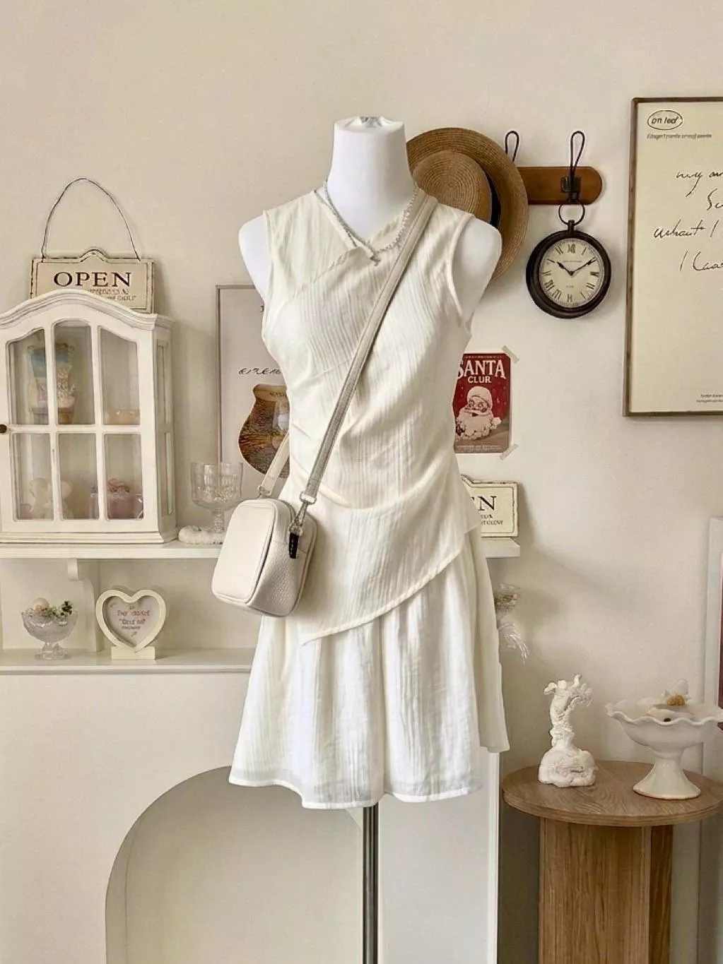 [現貨] 香頌午後層次後綁帶套裝｜舒適懶人穿搭