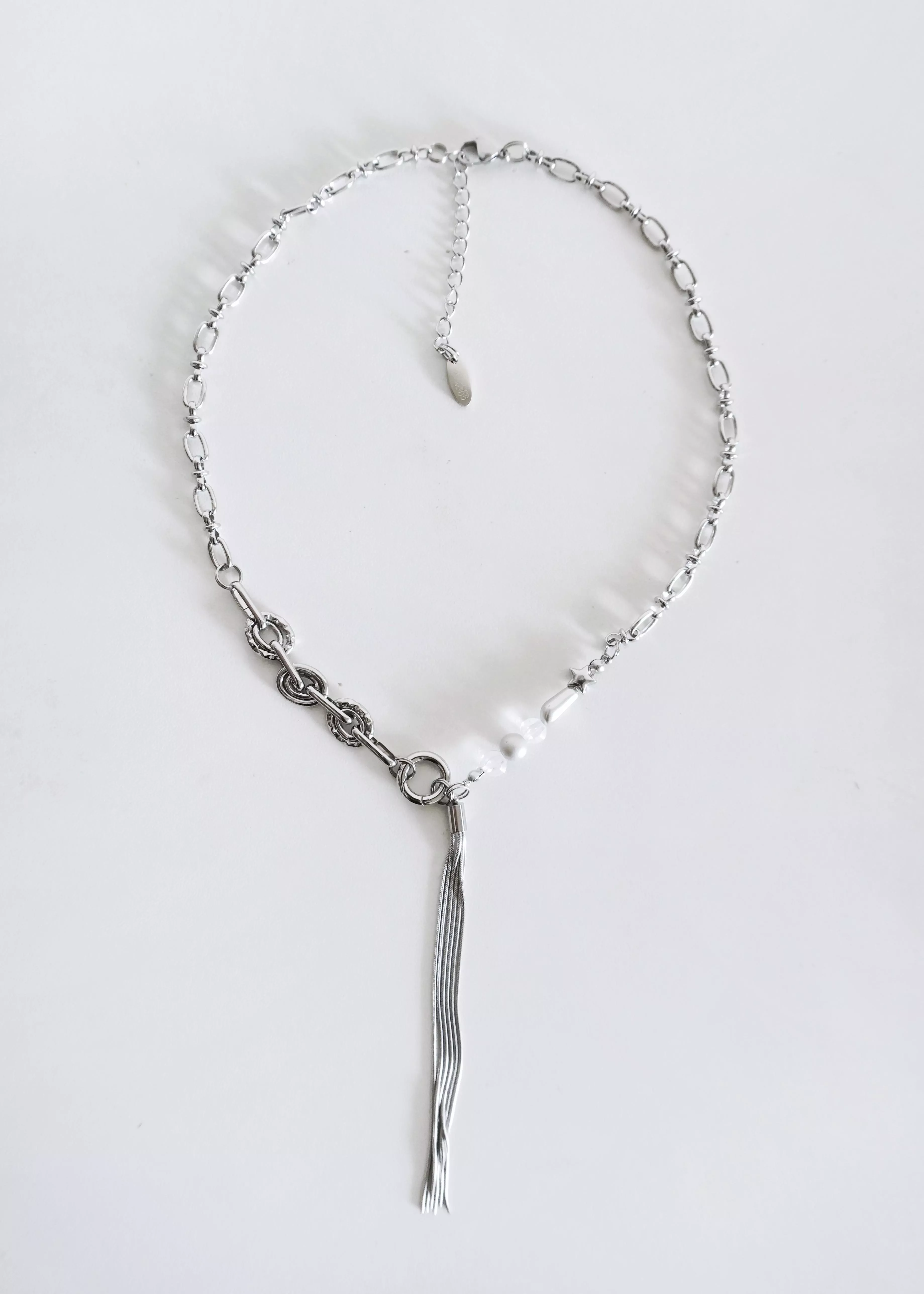 O01｜Star & Drop Charm Necklace 星滴輕垂項鍊