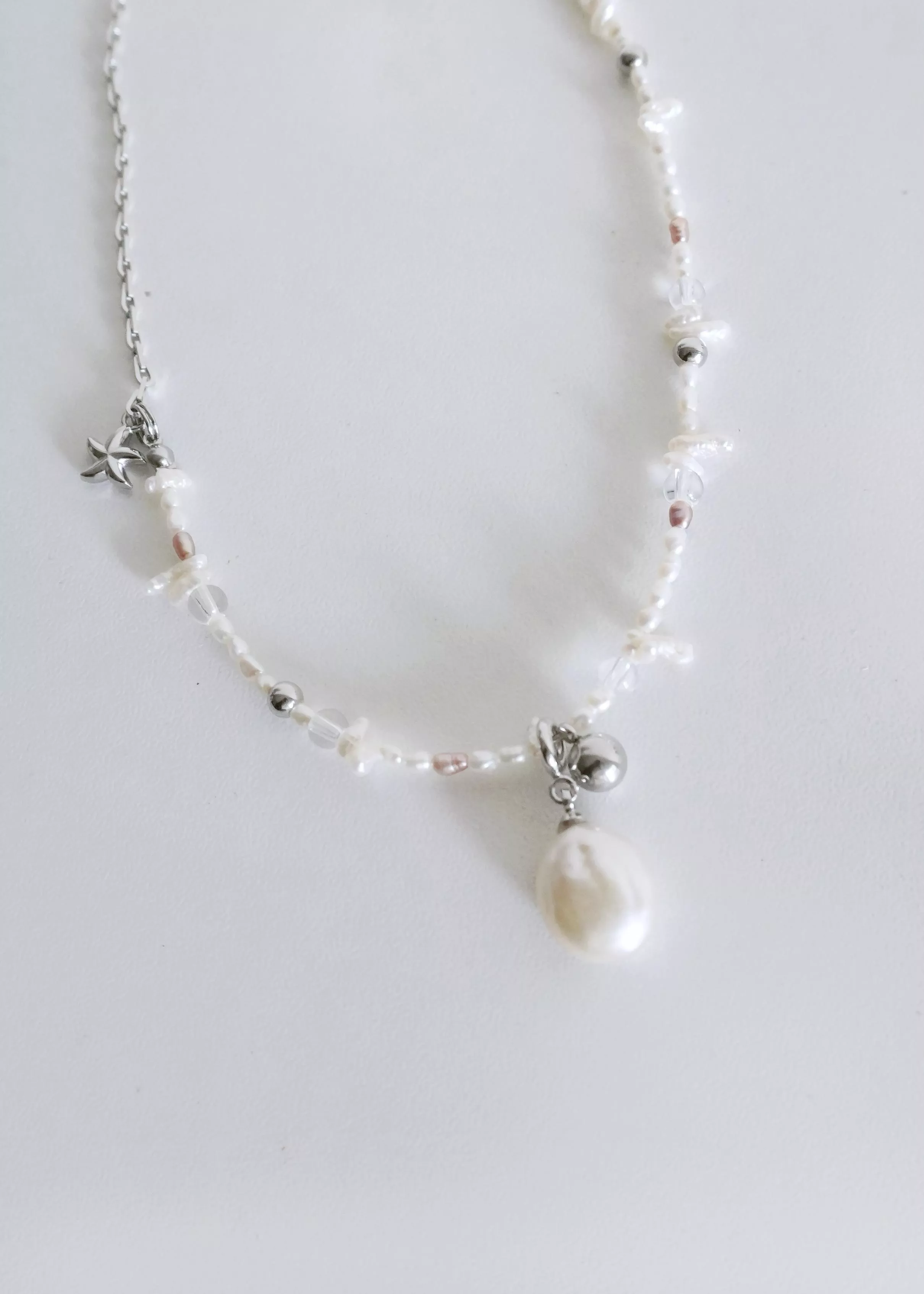 O04｜Ocean Dream Necklace 海洋感小珍珠項鍊