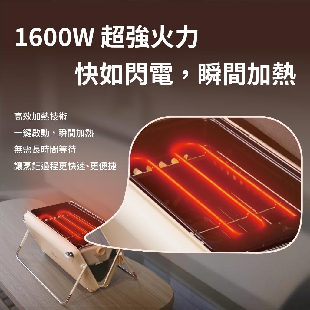 Wildex 多功能電烤盤 | 煎煮烤 電烤 炭烤 攜帶式 烤盤 烤爐 美食鍋 快煮鍋 電火鍋 電烤盤 燒烤盤