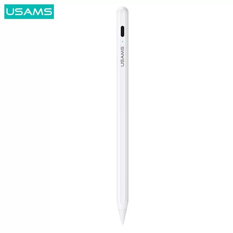 USAMS 傾斜防誤觸主動式觸控電容筆 | iPad專用 平板觸控筆 手寫筆  防誤觸 傾斜壓感 12h續航 5分鐘休眠