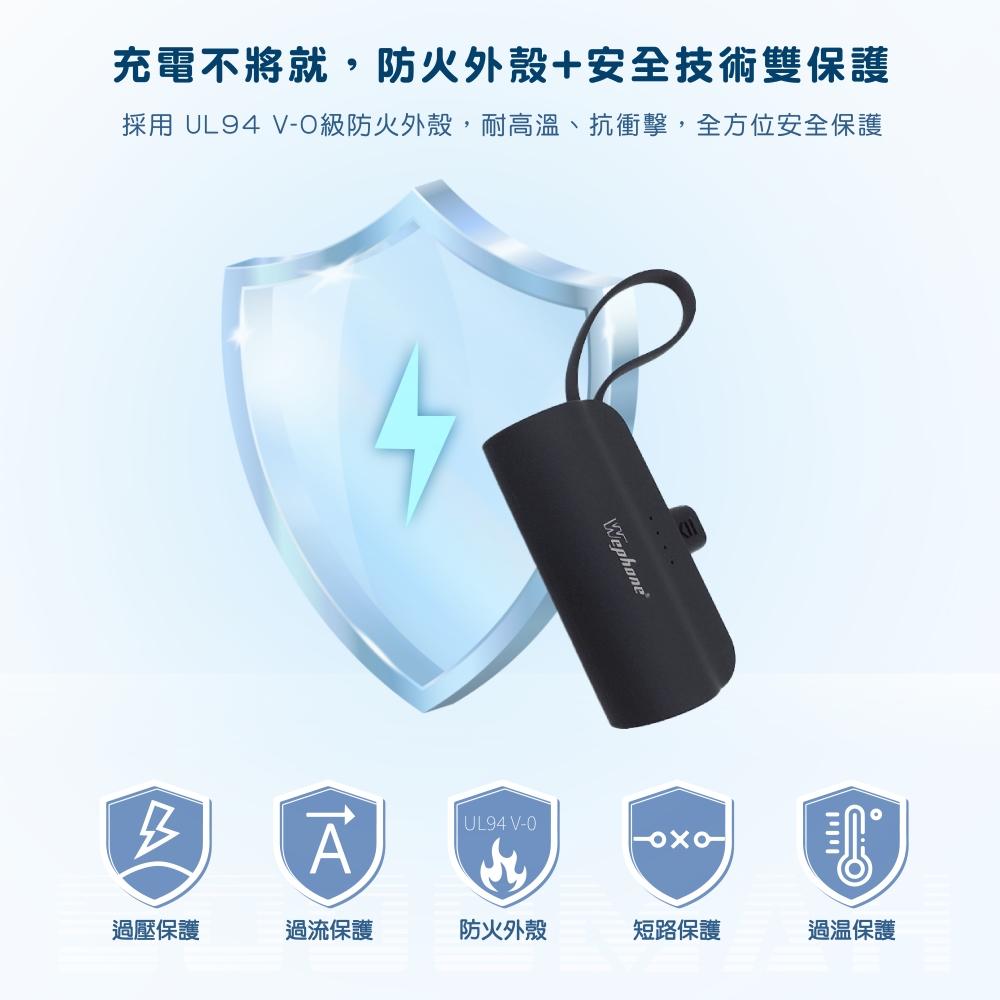 Wephone iCute 直插式 行動電源 行動電源 充電保 移動電源 口袋電源 迷你行動充 便攜式行動電源 隨身