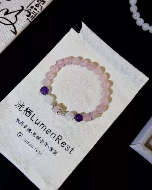 粉水晶ｘ紫水晶ｘ白幽靈｜因為你，真的值得被自己好好照顧