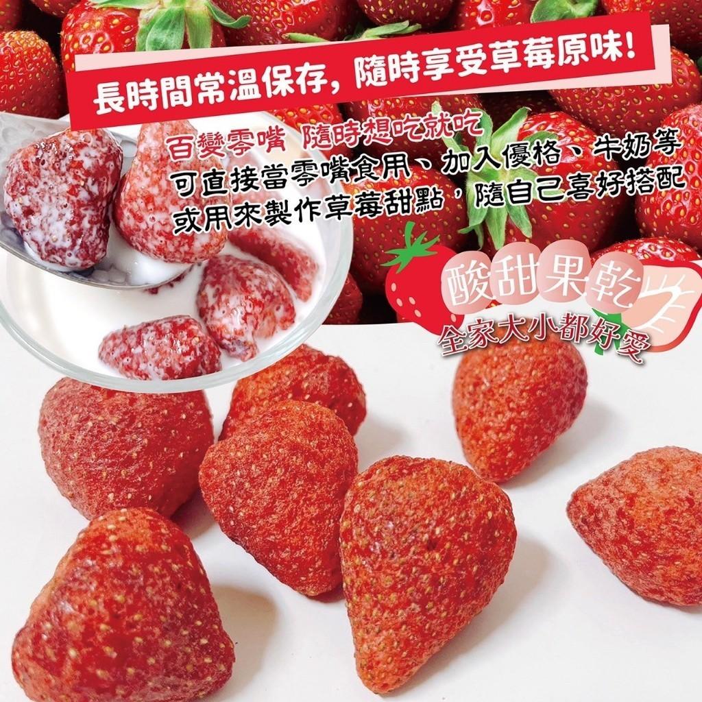水果果乾 草莓凍乾100g