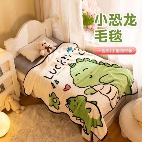 法蘭絨兒童卡通毛毯