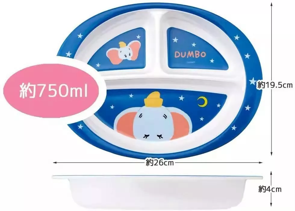 日本SKATER食品級卡通分隔餐盤