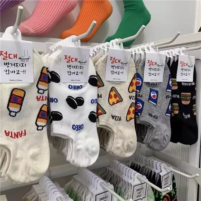 韓國 東大門隱形透氣短襪(5入)