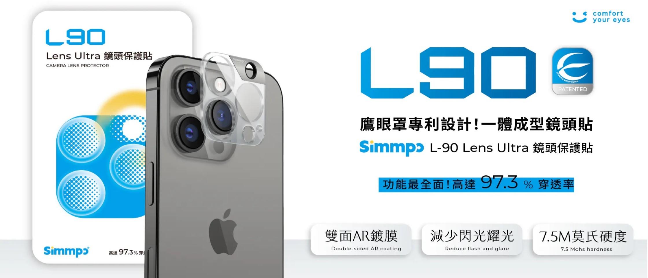 Simmpo L-90 鏡頭保護貼