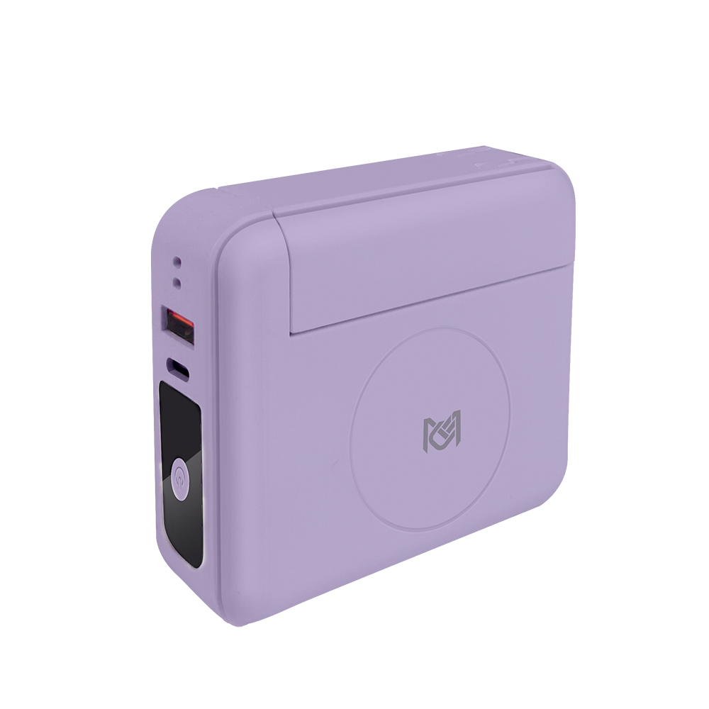MINE峰 多功能無線充行動電源 充電器 / MagSafe無線充 / 行動電源 / 自帶充電線 / 萬能充 MCK-SPB001