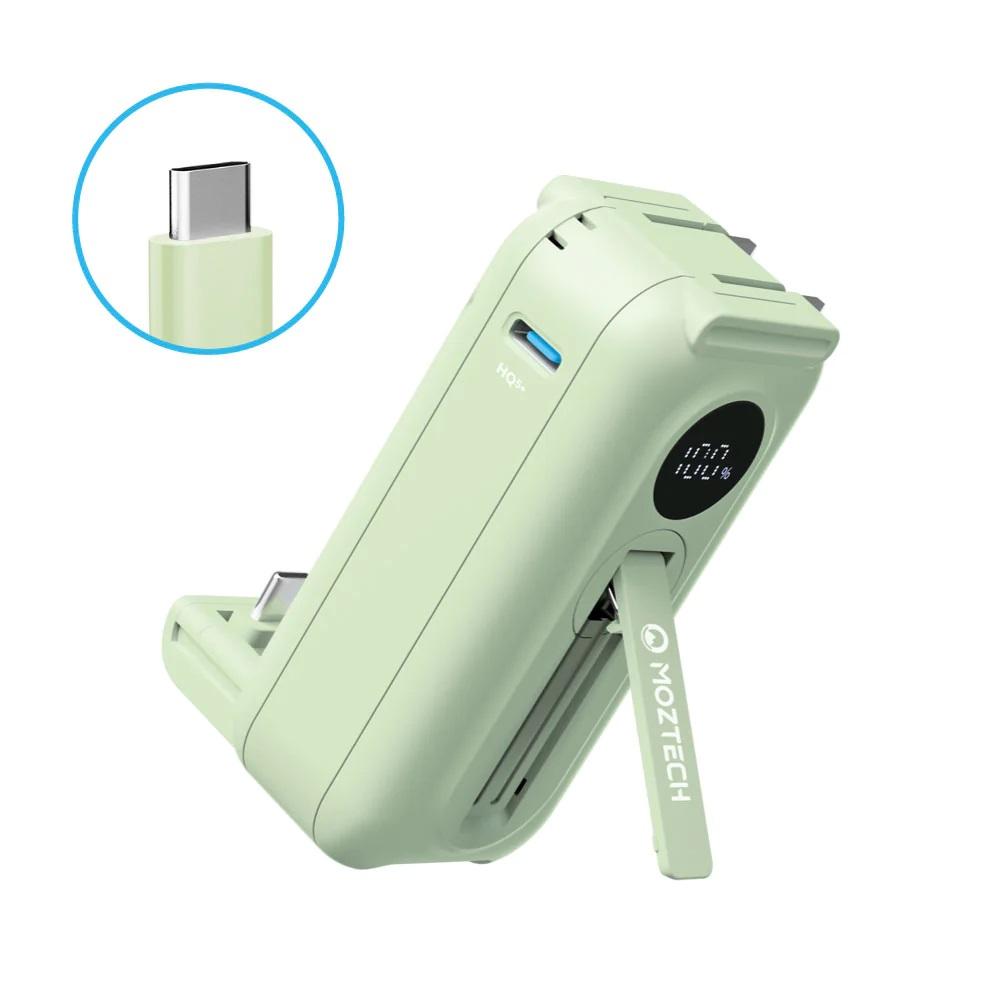 MOZTECH 太空艙 輕巧多功能口袋行動電源 適用 TypeC 接口 / iPhone 15 / iPhone 16