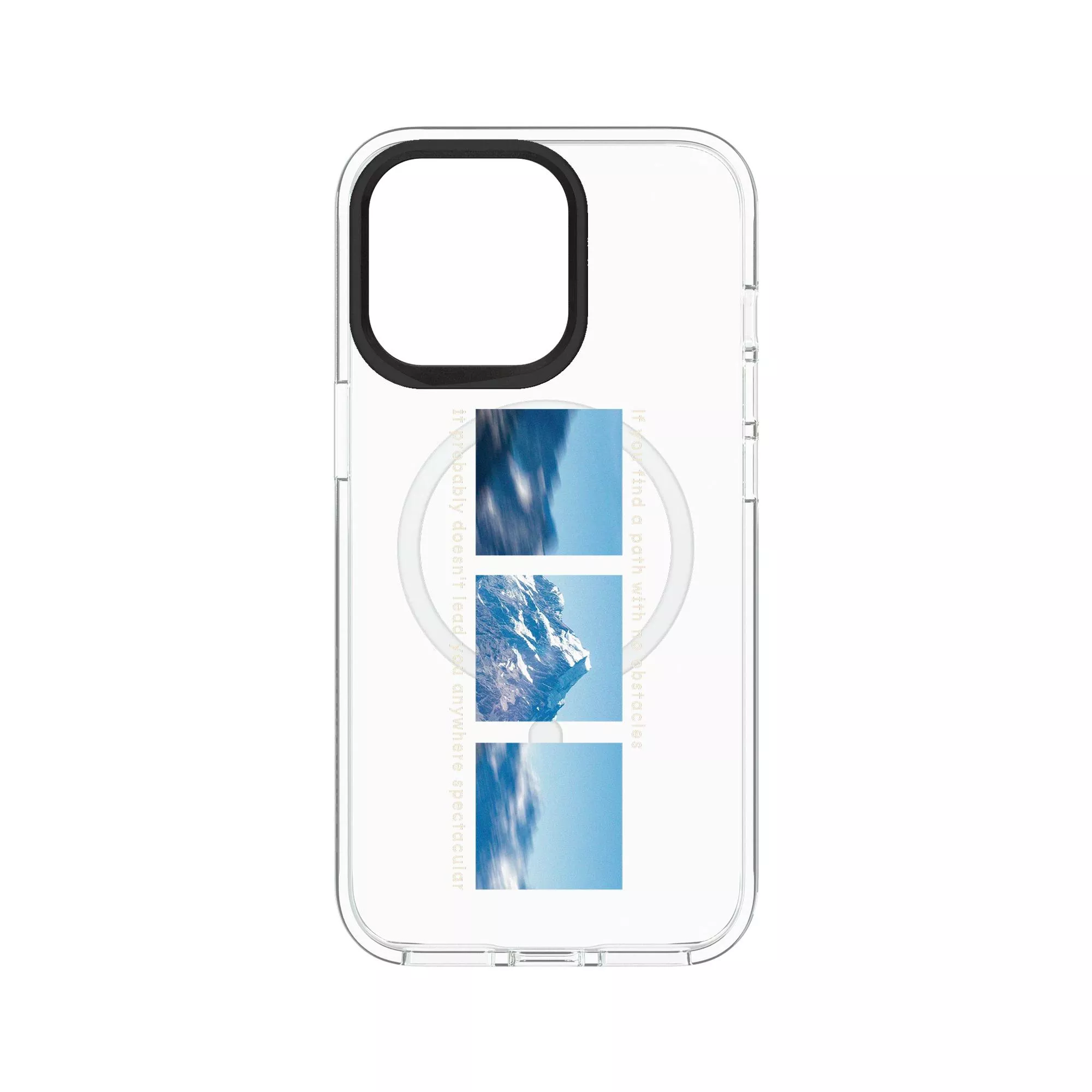 犀牛盾Clear (MagSafe 兼容)防摔背蓋手機殼 【獨家設計款】 - 旅程