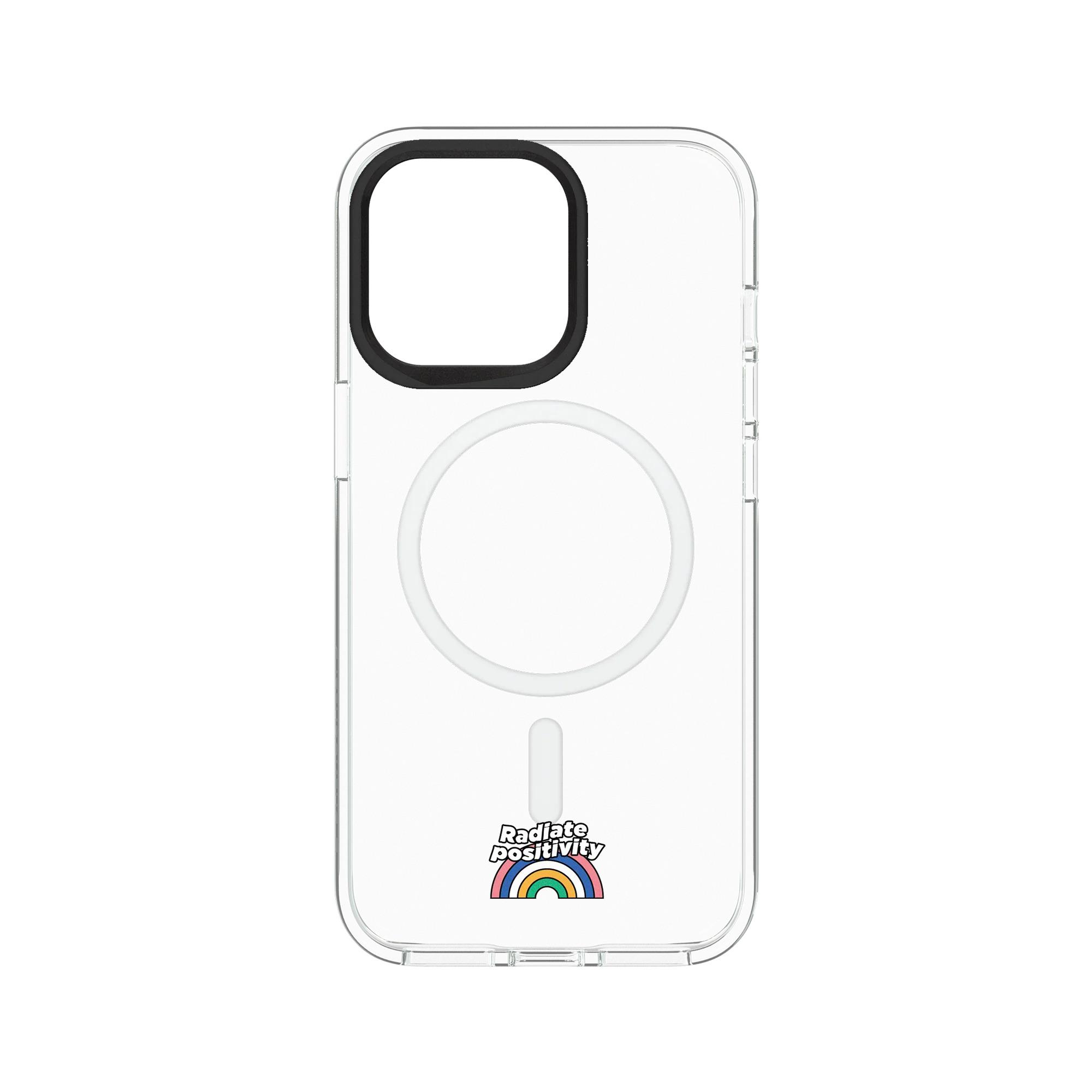 犀牛盾Clear (MagSafe 兼容)防摔背蓋手機殼 【獨家設計款】 - Rainbow 2