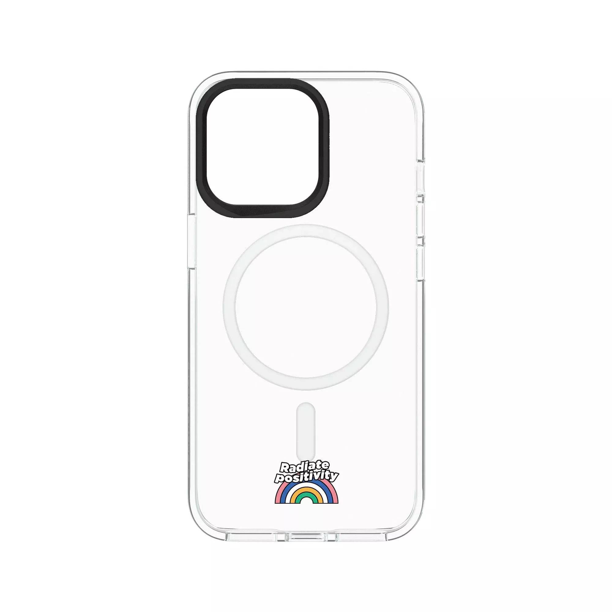 犀牛盾Clear (MagSafe 兼容)防摔背蓋手機殼 【獨家設計款】 - Rainbow 2