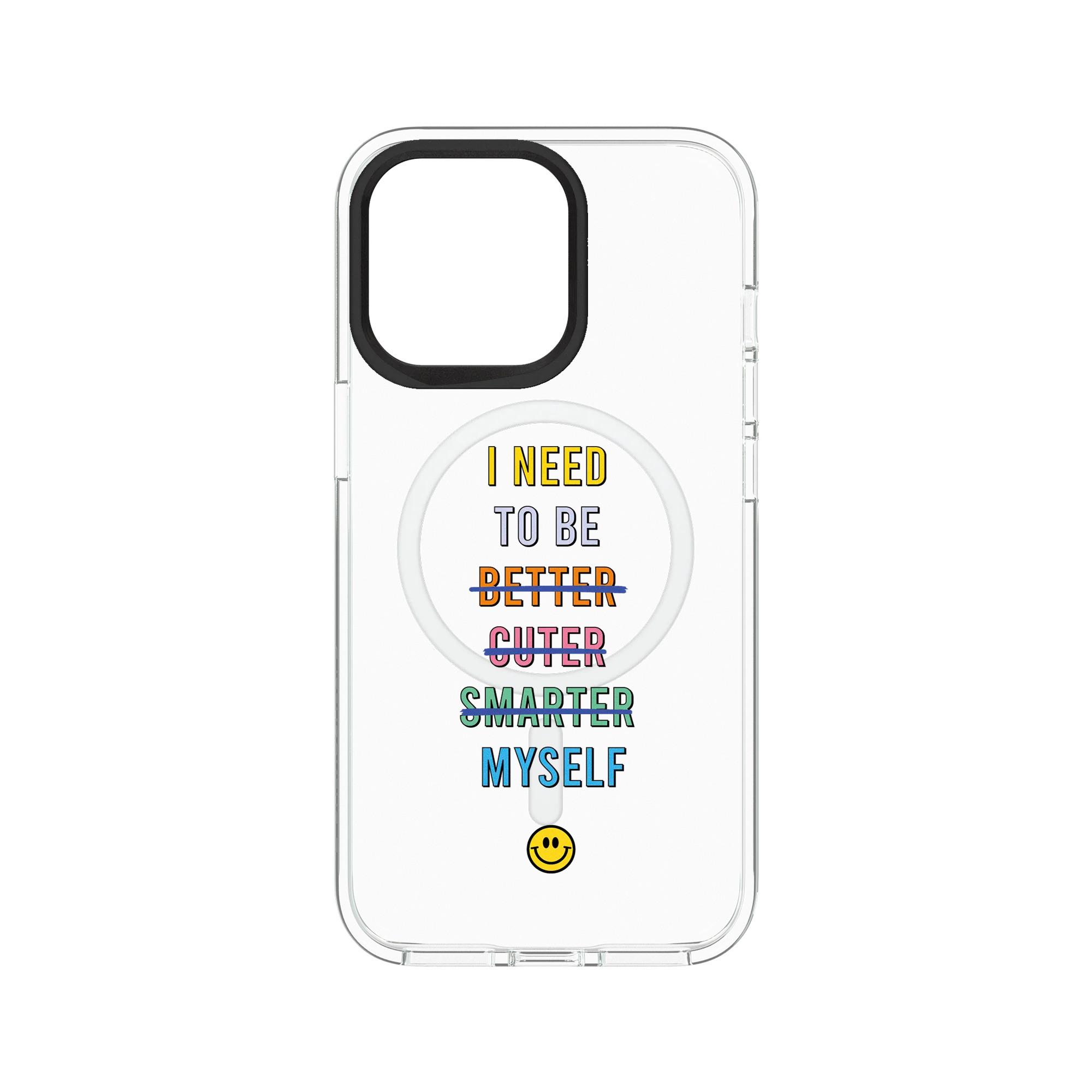 犀牛盾Clear (MagSafe 兼容)防摔背蓋手機殼 【獨家設計款】 - I Need To Be Myself