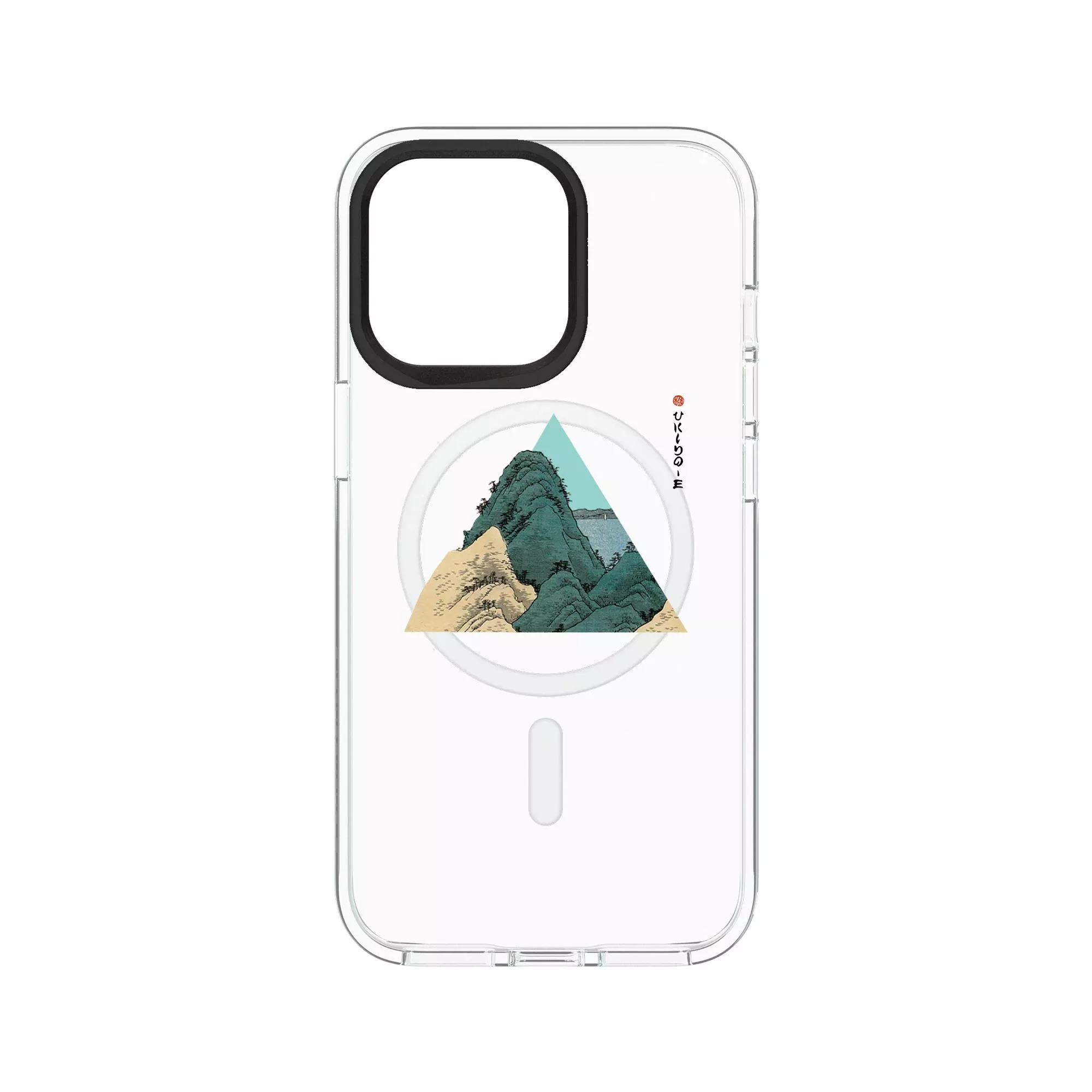 犀牛盾Clear (MagSafe 兼容)防摔背蓋手機殼 【獨家設計款】 - 山海