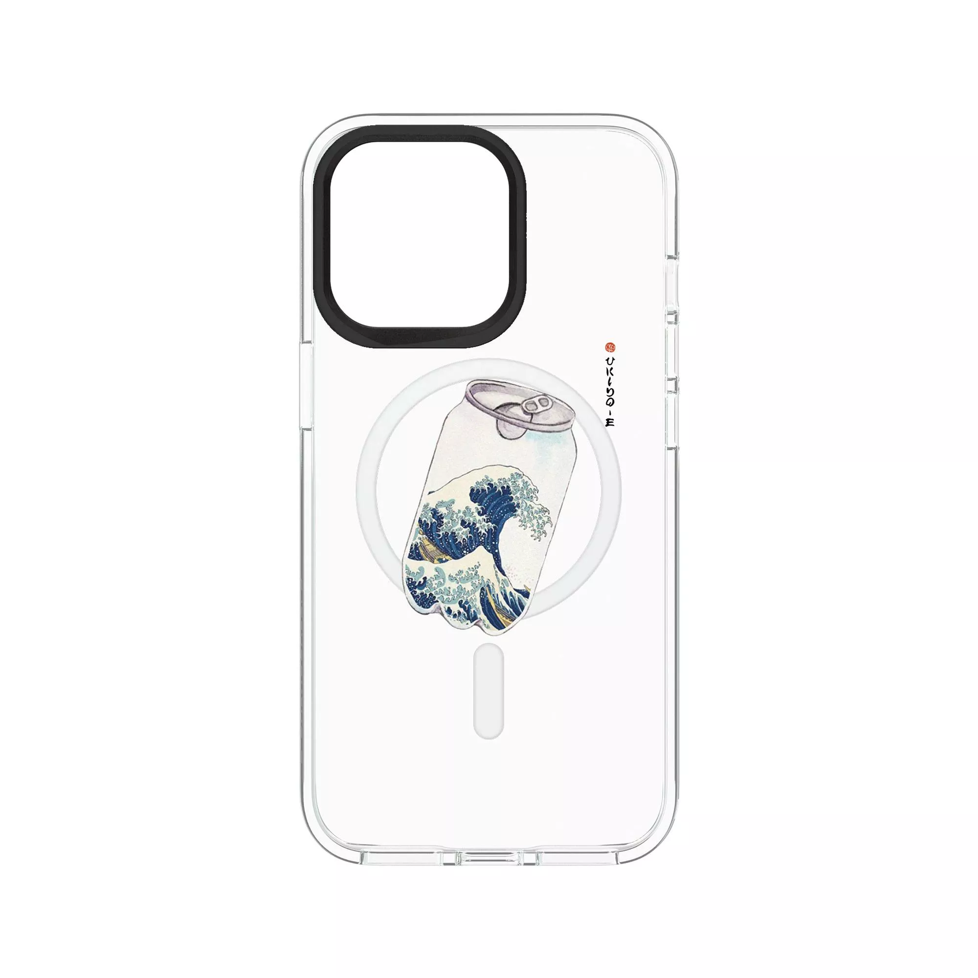 犀牛盾Clear (MagSafe 兼容)防摔背蓋手機殼 【獨家設計款】 - 瓶之聲