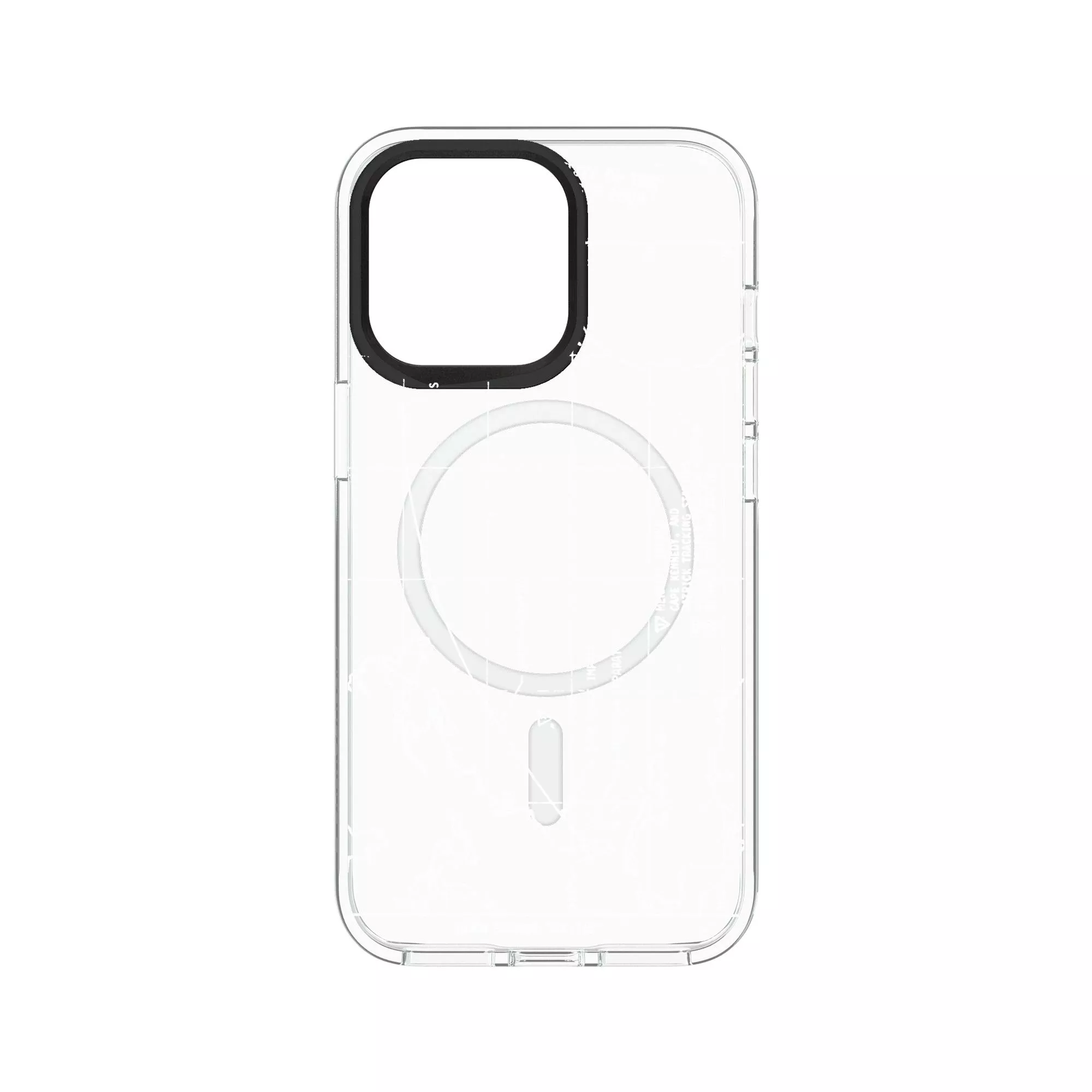犀牛盾Clear (MagSafe 兼容)防摔背蓋手機殼 【獨家設計款】 - 火箭軌跡 (White)