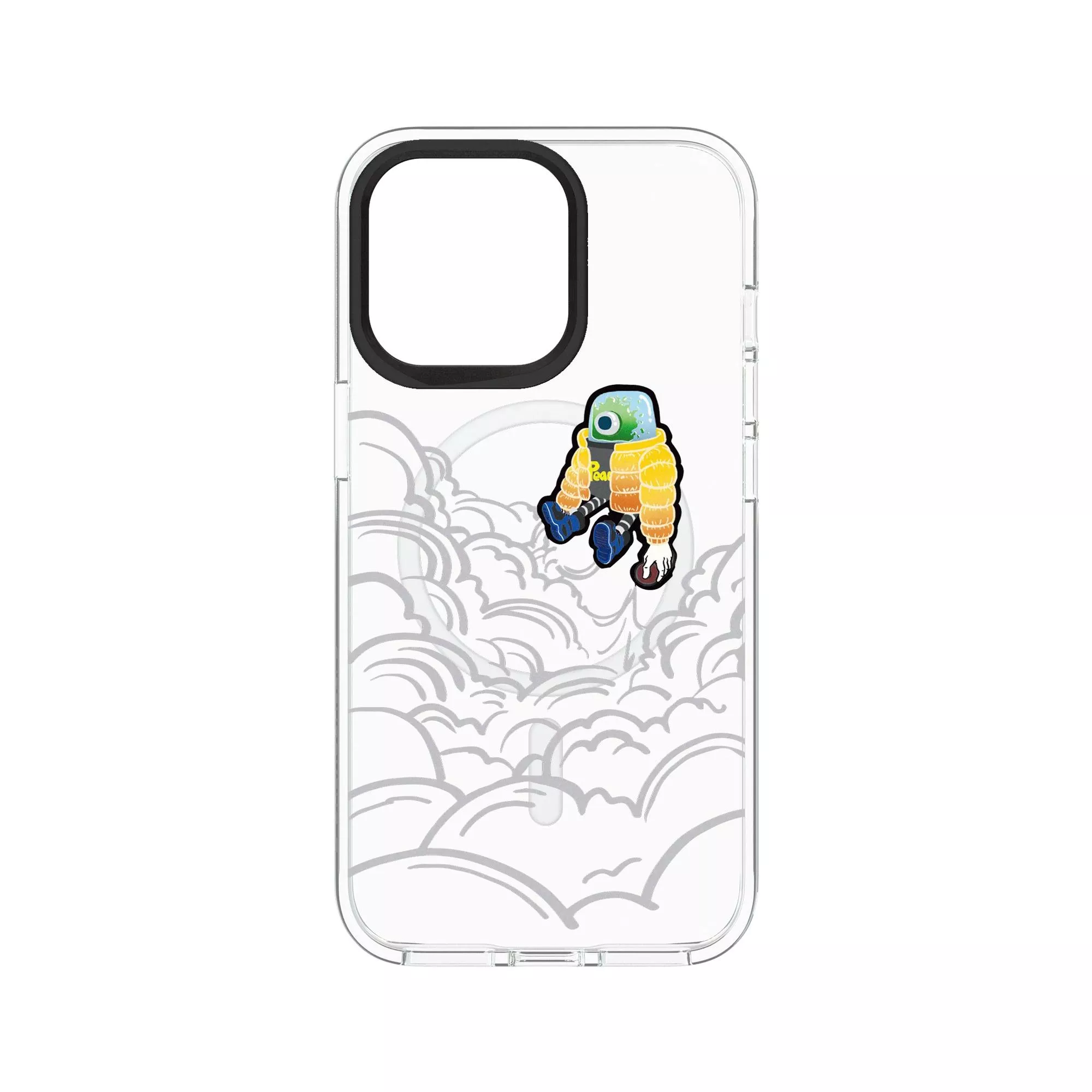 犀牛盾Clear (MagSafe 兼容)防摔背蓋手機殼 【獨家設計款】 - 噴射起飛