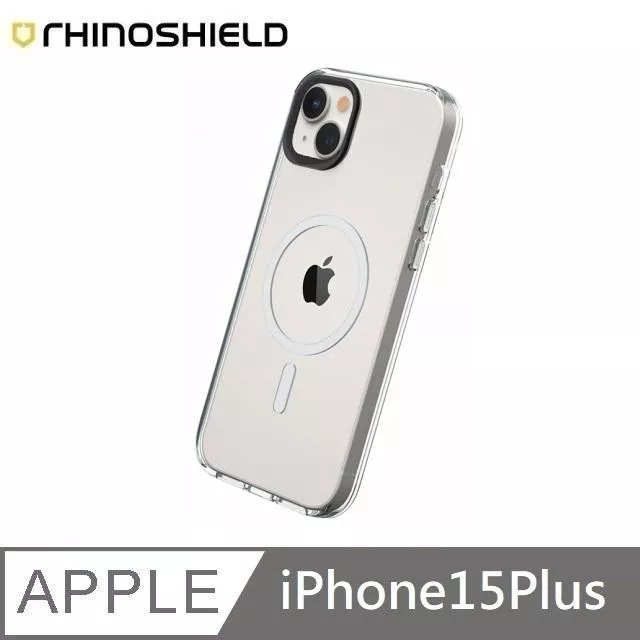 RHINOSHIELD 犀牛盾 Clear 透明防摔手機殼 MagSafe 超強磁吸 保護殼 適用 iPhone 15 Plus