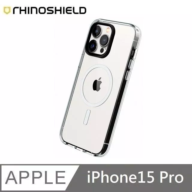 RHINOSHIELD 犀牛盾 Clear 透明防摔手機殼 MagSafe 超強磁吸 保護殼 適用 iPhone 15 Pro