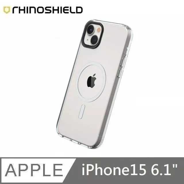 RHINOSHIELD 犀牛盾 Clear 透明防摔手機殼 MagSafe 超強磁吸 保護殼 適用 iPhone 15