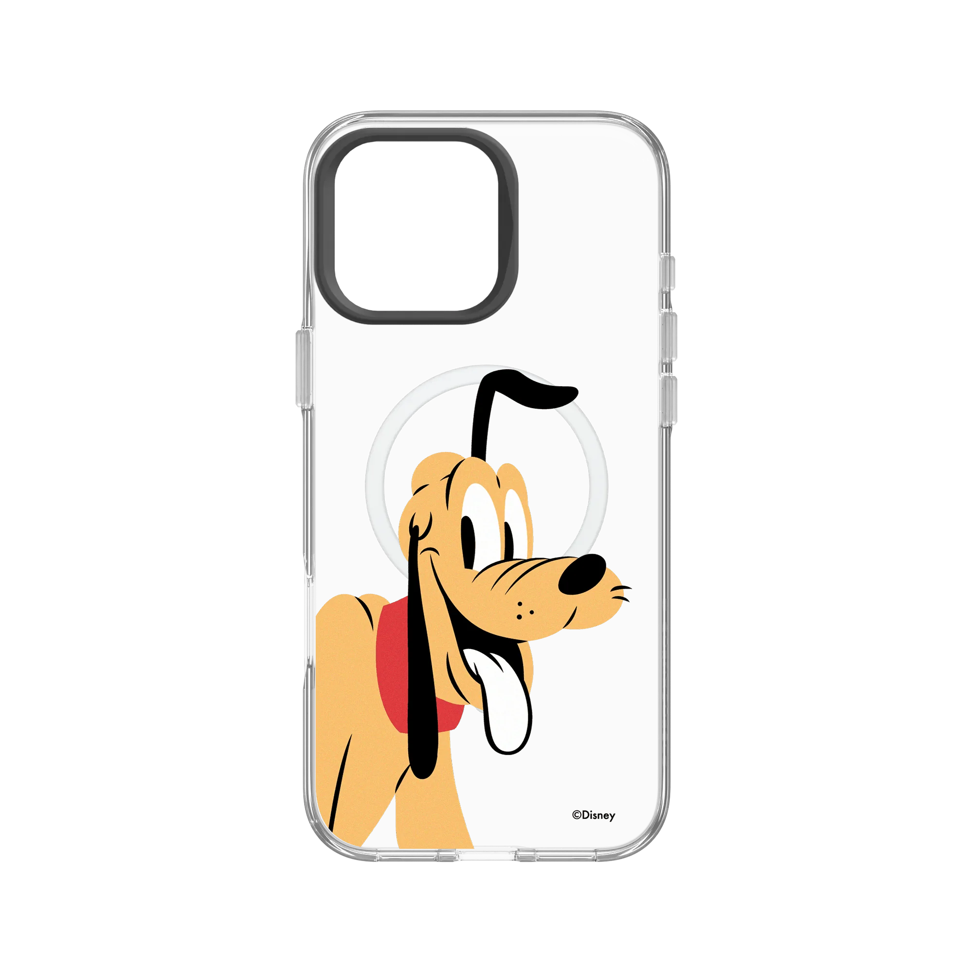 犀牛盾Clear (MagSafe 兼容)防摔背蓋手機殼 【聯名設計款】 - 迪士尼-米奇 Mickey - Look at the camera-布魯托