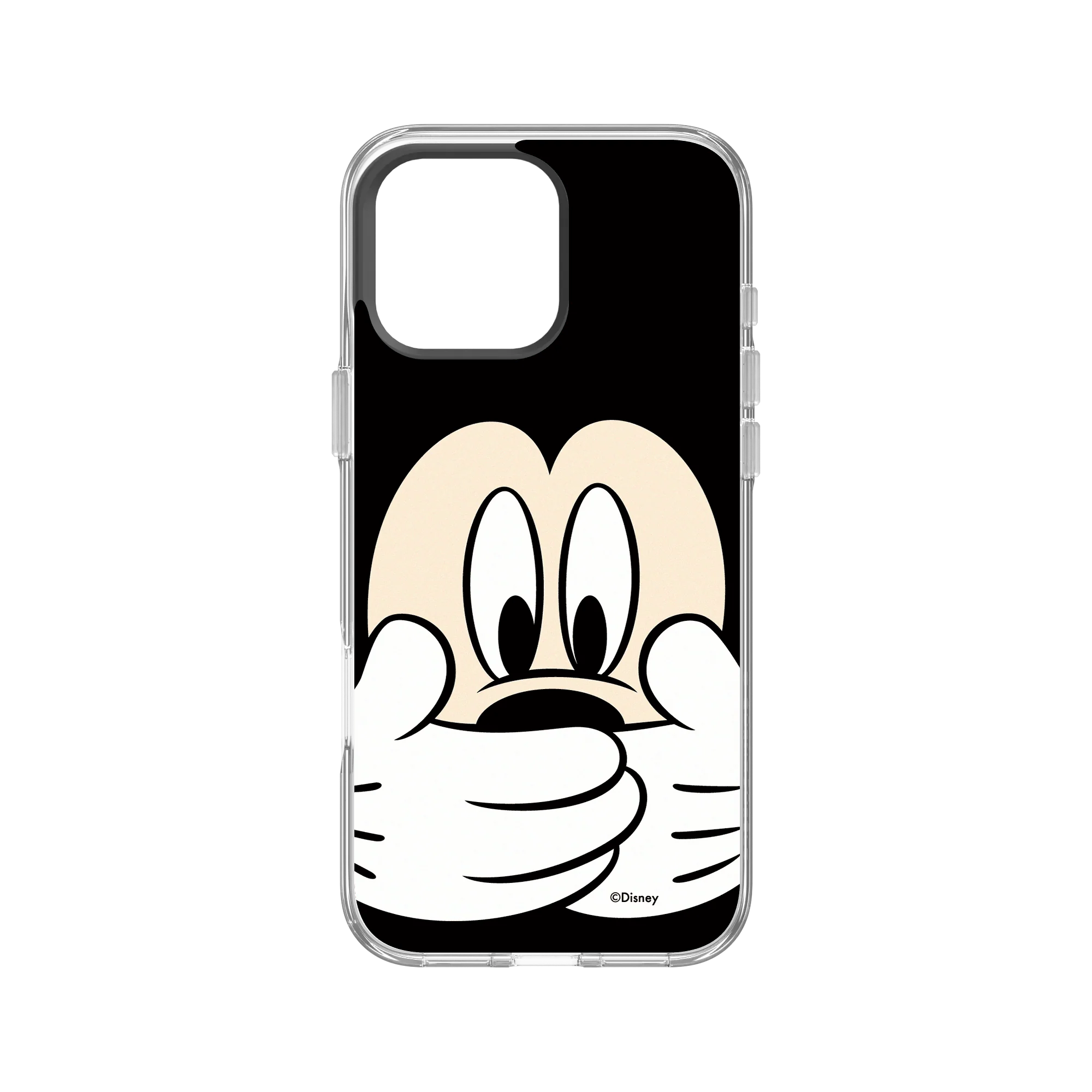 犀牛盾Clear (MagSafe 兼容)防摔背蓋手機殼 【聯名設計款】 - 迪士尼-米奇 Mickey - 米奇摀嘴