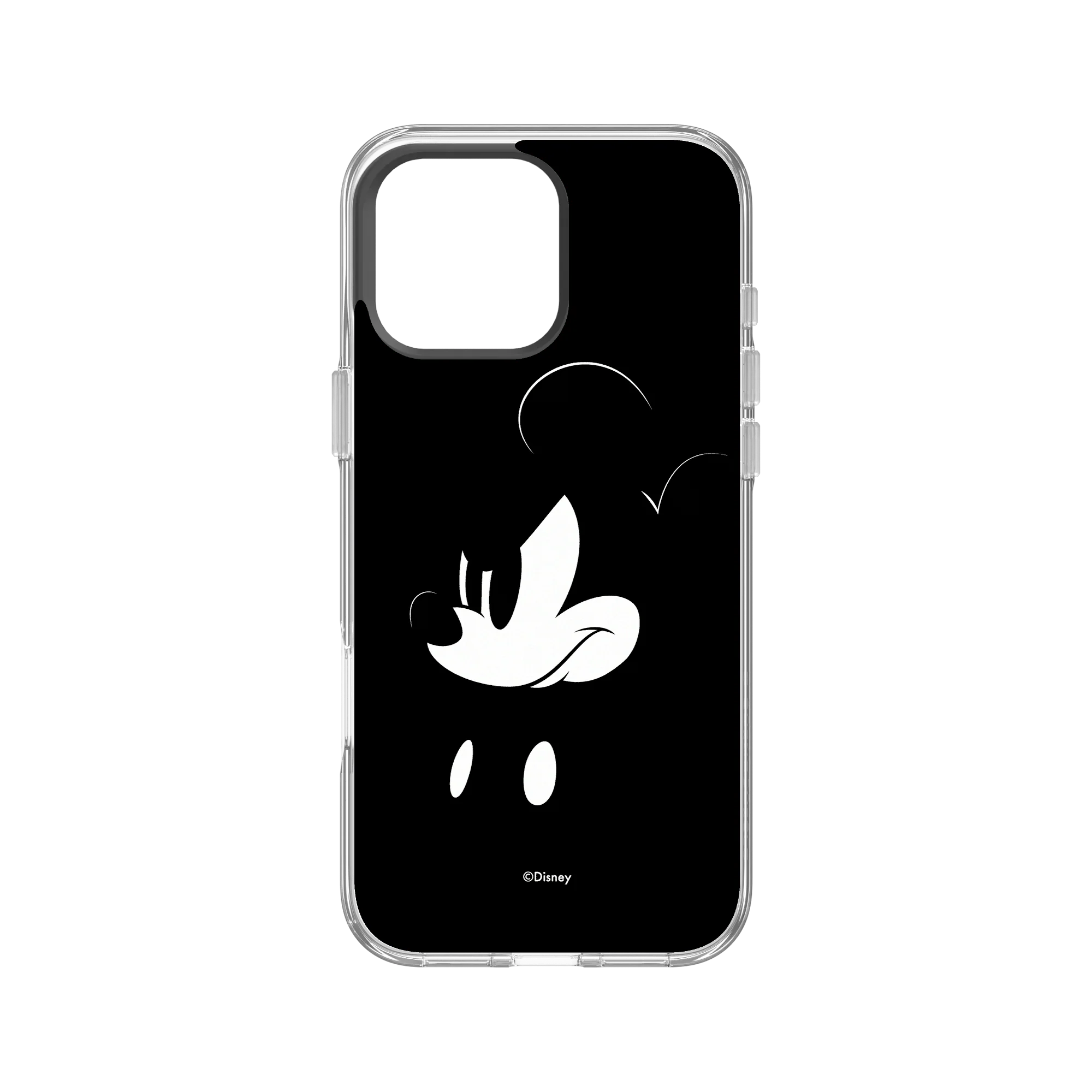 犀牛盾Clear (MagSafe 兼容)防摔背蓋手機殼 【聯名設計款】 - 迪士尼-米奇 Mickey - 米奇黑設計