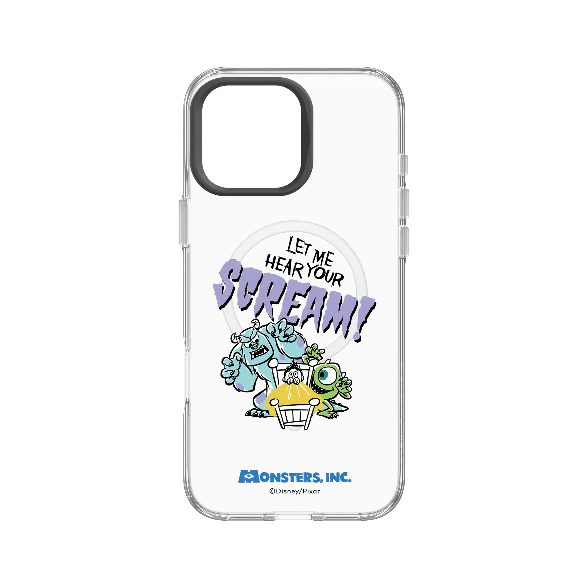 犀牛盾Clear (MagSafe 兼容)防摔背蓋手機殼 【聯名設計款】 - 迪士尼-皮克斯 PIXAR - Scream