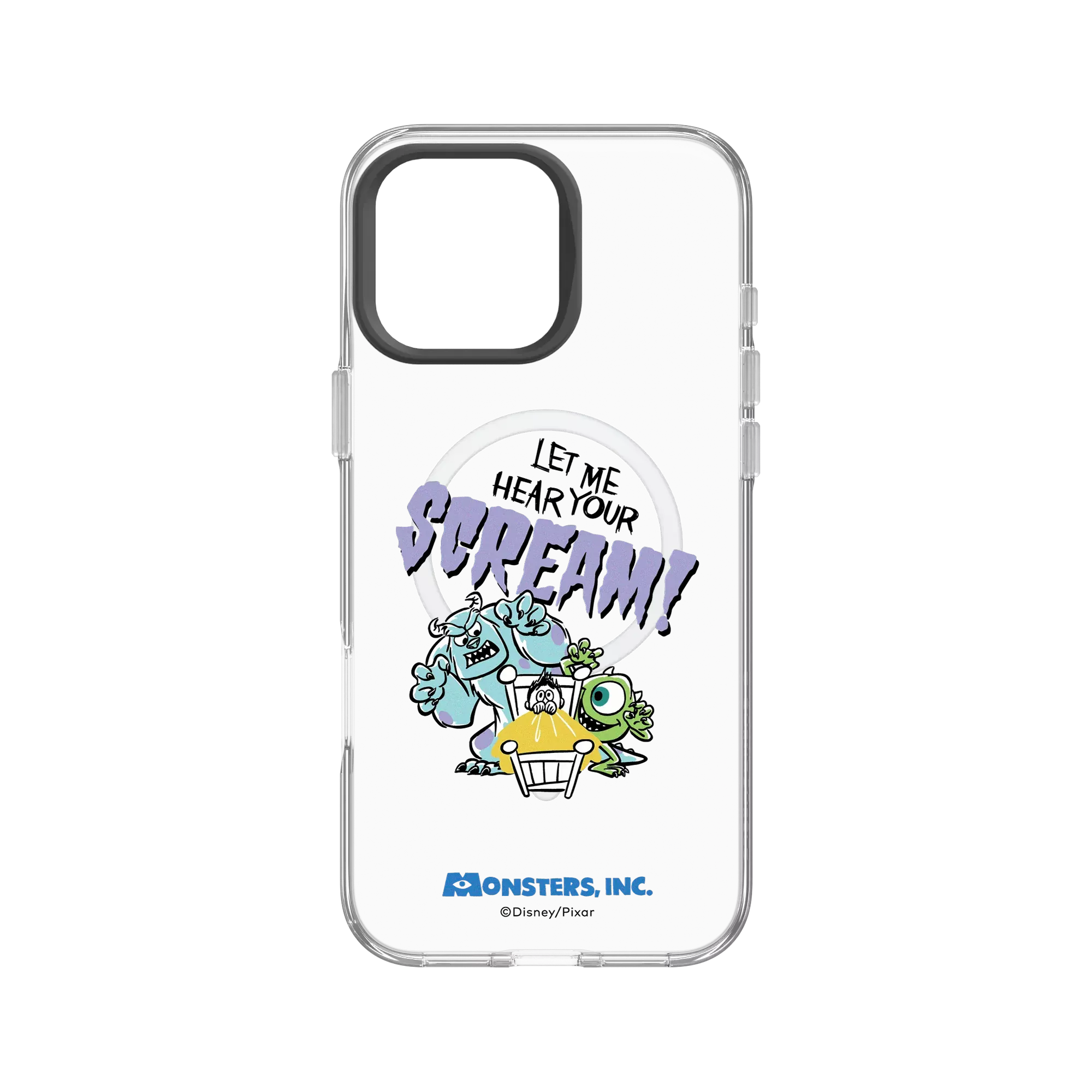 犀牛盾Clear (MagSafe 兼容)防摔背蓋手機殼 【聯名設計款】 - 迪士尼-皮克斯 PIXAR - Scream