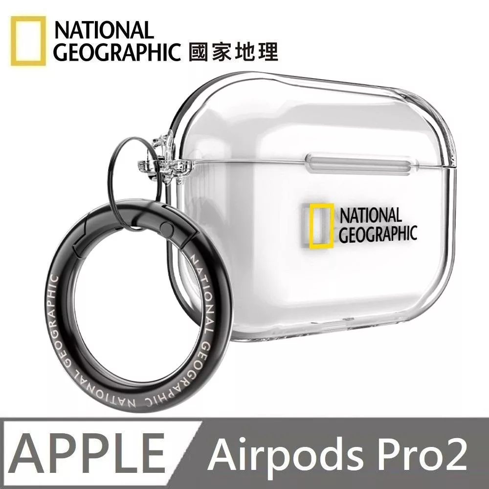 National Geographic 國家地理 Clear Case 耳機保護殼 耳機殼 適用 AirPods Pro2 - 透明